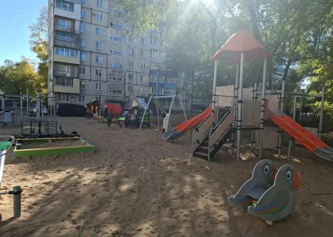 В Комсомольске-на-Амуре завершается благоустройство пяти дворов&nbsp;