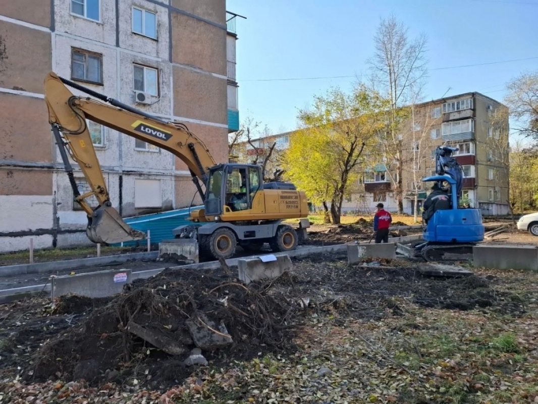 В Комсомольске обновляют внутриквартальную сеть