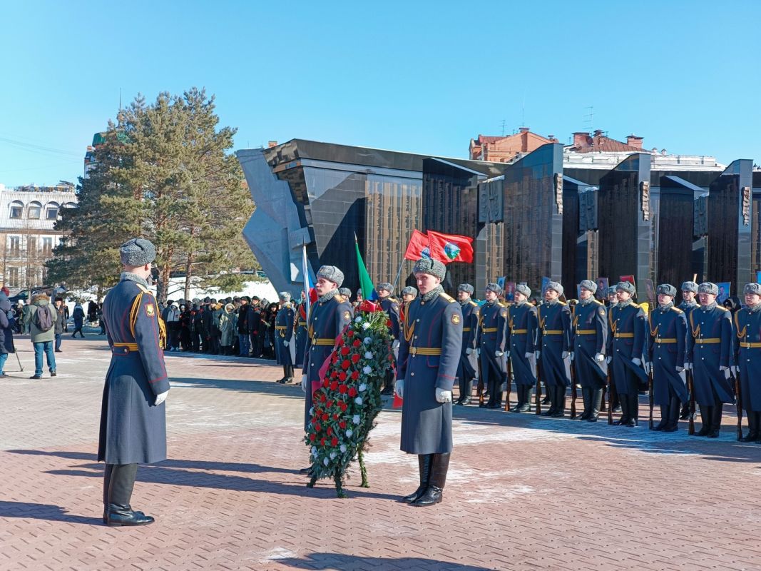 Павших за границей воинов вспомнили в Хабаровске