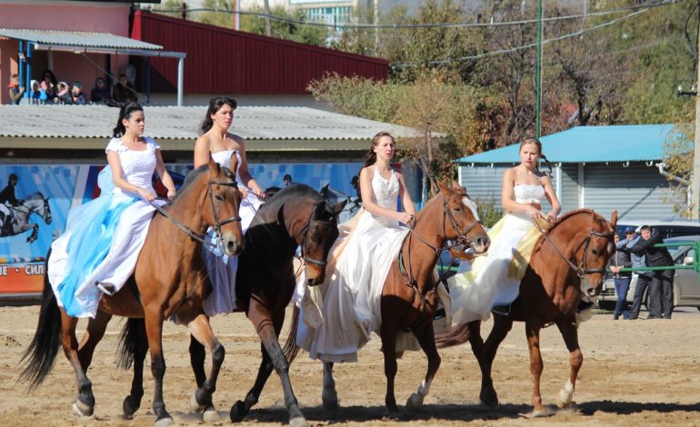 Спортивно-развлекательным шоу отметил свое тридцатилетие хабаровский конный центр «Мустанг»