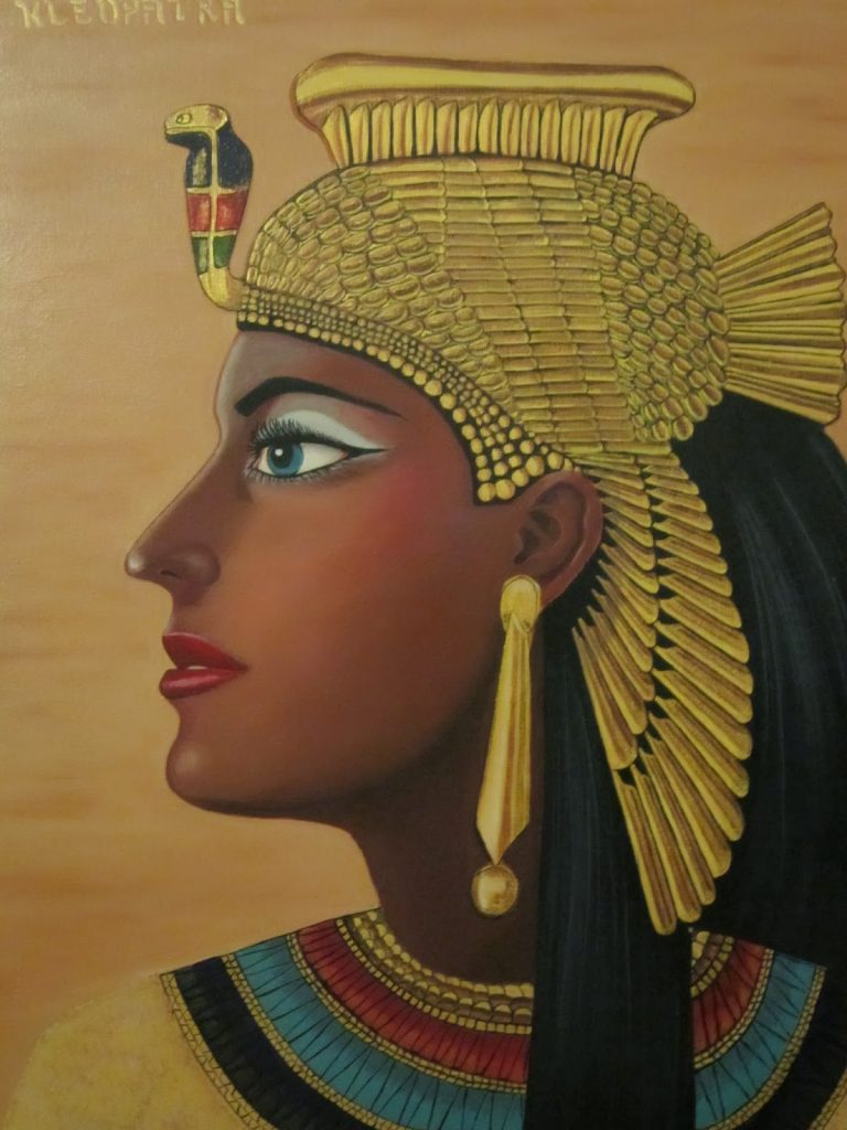 cleopatra vii For more than 300 years, cleopatra’s family ruled egypt she was born the third child of king ptolemy xii in 69 bc her name meant “glory of the father”cleopatra's two older sisters died before her father, leaving her with the rights due to the firstborn child. cleopatra vii For more than 300 years, cleopatra’s family ruled egypt she was born the third child of king ptolemy xii in 69 bc her name meant “glory of the father”cleopatra's two older sisters died before her father, leaving her with the rights due to the firstborn child.