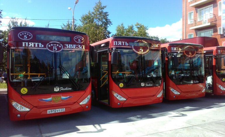 Хабаровчан будут возить китайские автобусы