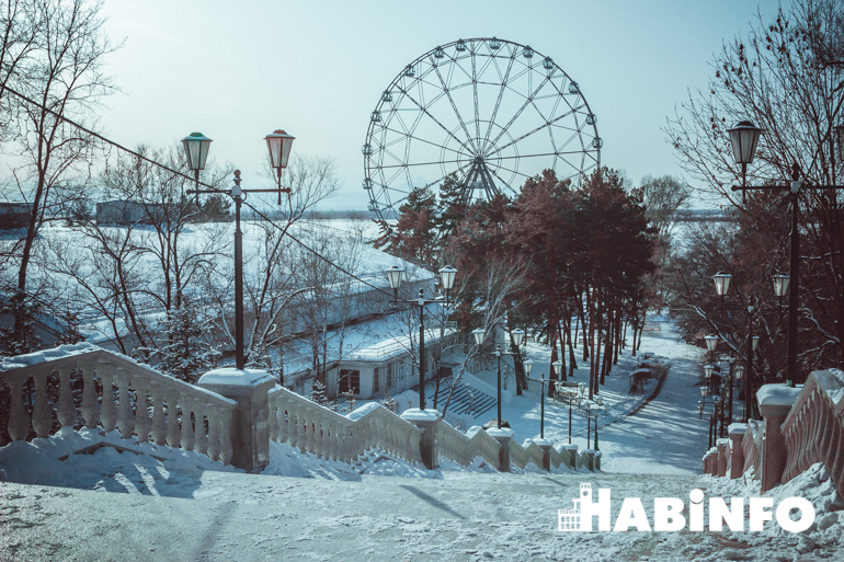 Хабаровск зимой фото