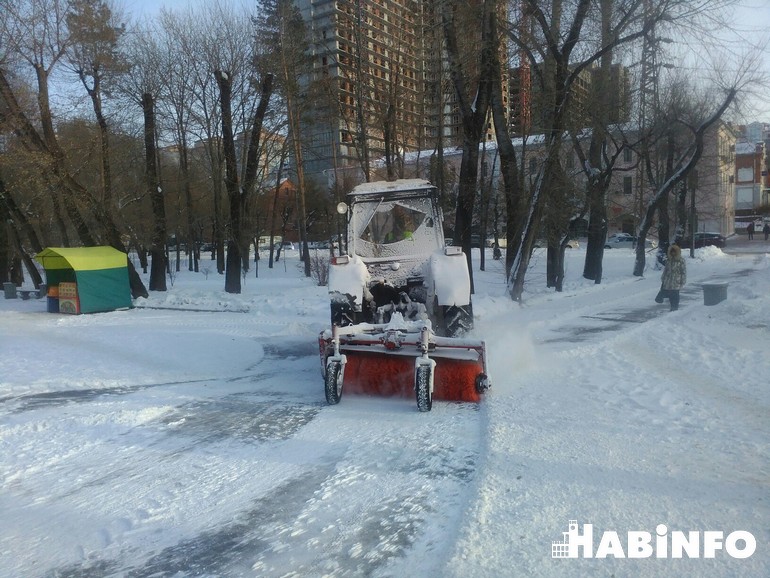 МУП Южное хабаровск дороги чистка снега 2018