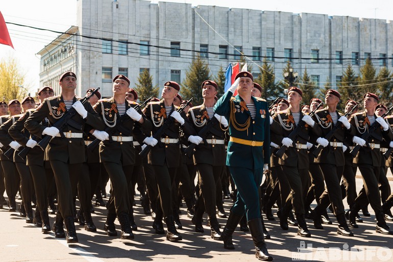 Фото парада в хабаровске