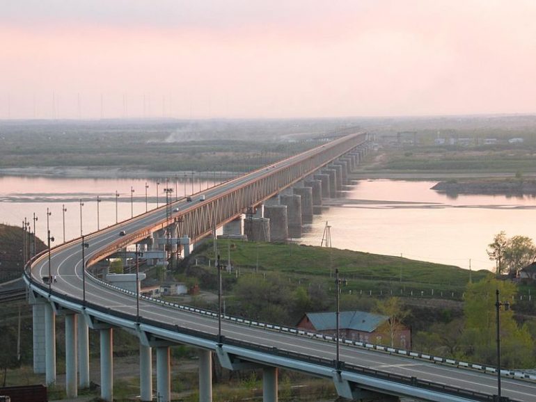 Мост через амур в китай фото