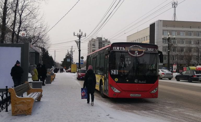 Маршруты автобусов хабаровска с остановками на карте