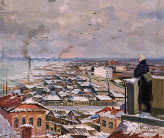 Хабаровск военный: Николай Баскаков и его картина в коллекции Дальневосточного художественного музея