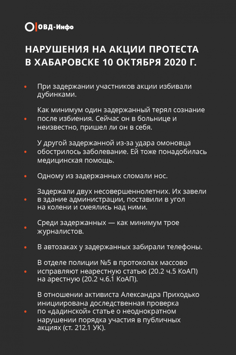 Три месяца протестов в Хабаровске: палатки, ОМОН и задержания