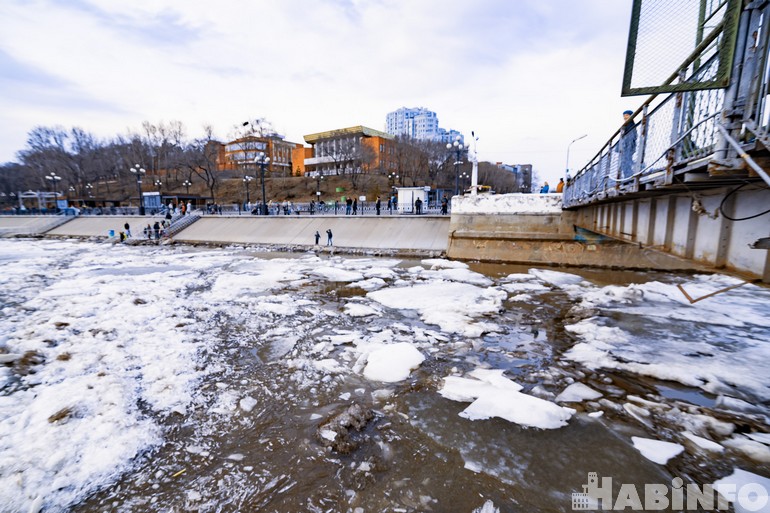 Главное природное «шоу» весны: ледоход 2021 в Хабаровске