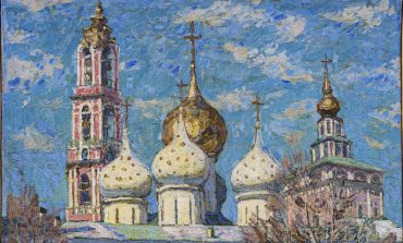 «Купола Троице-Сергеевой лавры» Петра Петровичева в Дальневосточном художественном музее
