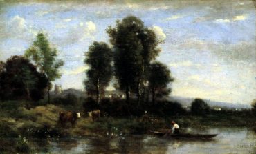 «Пейзаж с рекой» Камиля Коро в Дальневосточном художественном музее