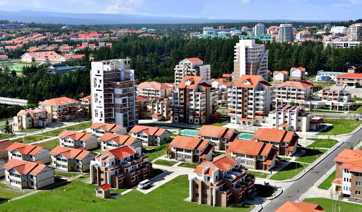 Строительство жилых домов в КНДР