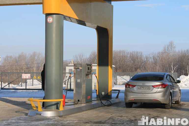 Первая газозаправочная станция наконец-то заработала в Хабаровске
