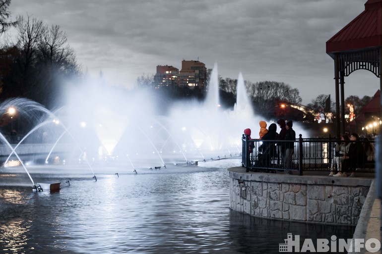 расписание фонтанов в Хабаровске 2022