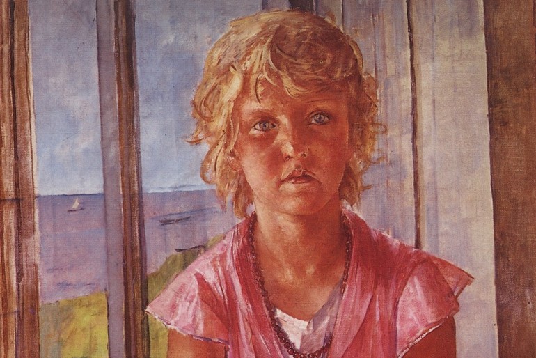 Картина «Дочь рыбака» Петрова-Водкина в коллекции ДВХМ