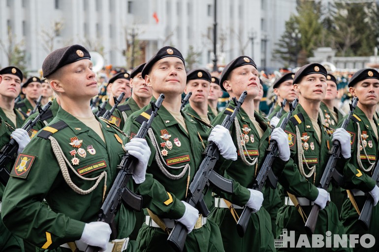 Парад Победы состоялся в Хабаровске